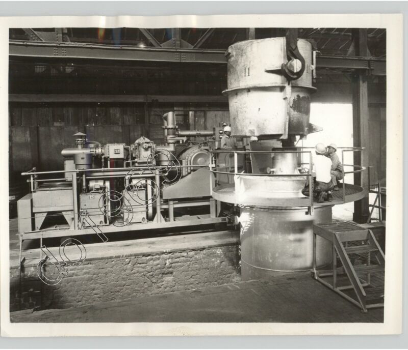 Degassing Process For STEEL @ ARMCO STEEL CORP. 1964 Press Photo