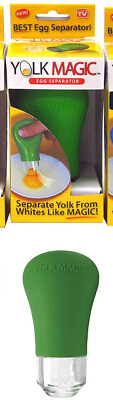 Yolk Magic Egg Yolk Suction Separator Kitchen Cooking Silicone SELECT COLOR