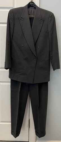 Giorgio Armani グレー ジャケット サイズ48 アルマーニ コレッツォーニ ARMANI COLLEZIONI ウール柄織り
