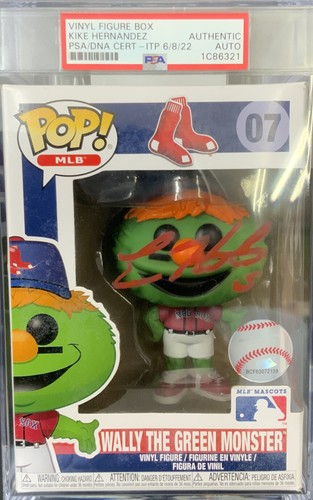 KIKE HERNANDEZ SIGNED WALLY THE GREEN MONSTER FUNKO POP 07