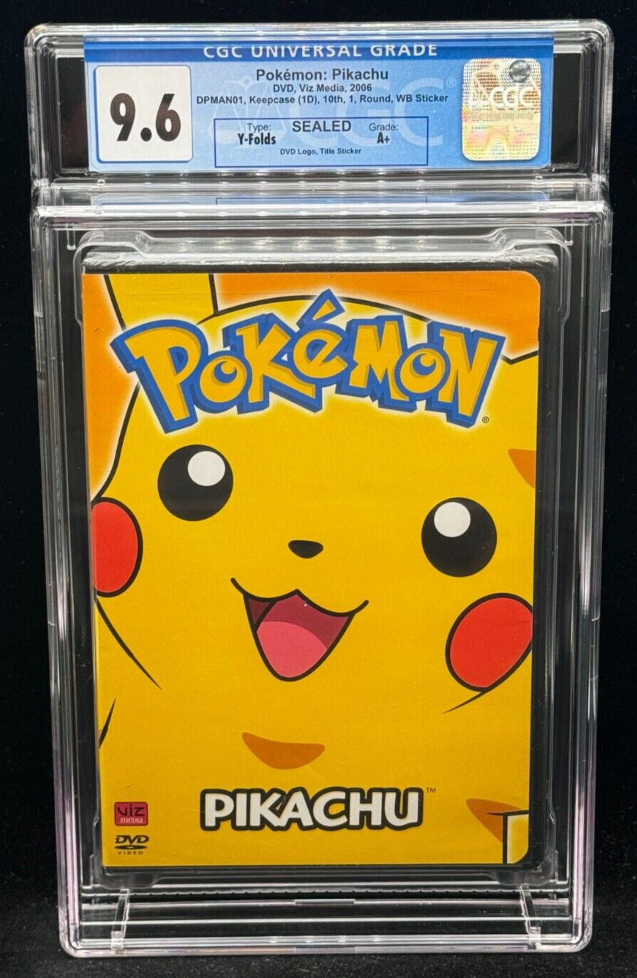 ポケモン　PIKACHU THE MOVIE BOX 10th Pokemon 10th Anniversary Vol 1 Pikachu DVD Viz Warner Sealed