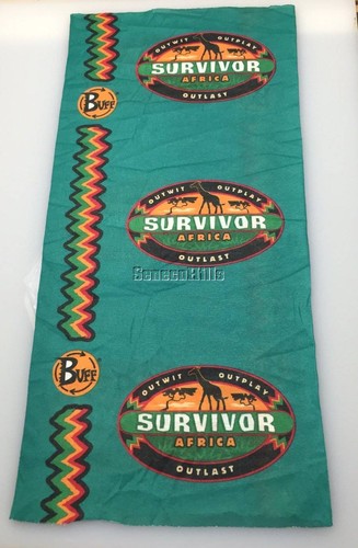 SURVIVOR BUFFS: Buff Set from Seasons 1 - 5 on Totem Display Stand - BRAND NEW