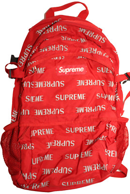 Supreme Backpack - 3M Reflective Repeat Logo 2016 (FW16)