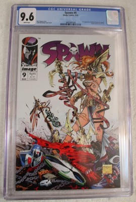SPAWN #9 IMAGE COMICS CGC 9.6 COMIC BOOK 3/93