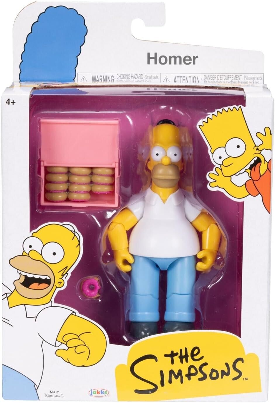 Jakks - The Simpsons 5 inch Action Figure Homer (BBJK17541 Jakks - The Simpsons 5 inch Action Figure Homer (BBJK17541