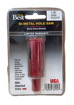Do it Best 335042 7/8'' Bi-Metal Hole Saw 