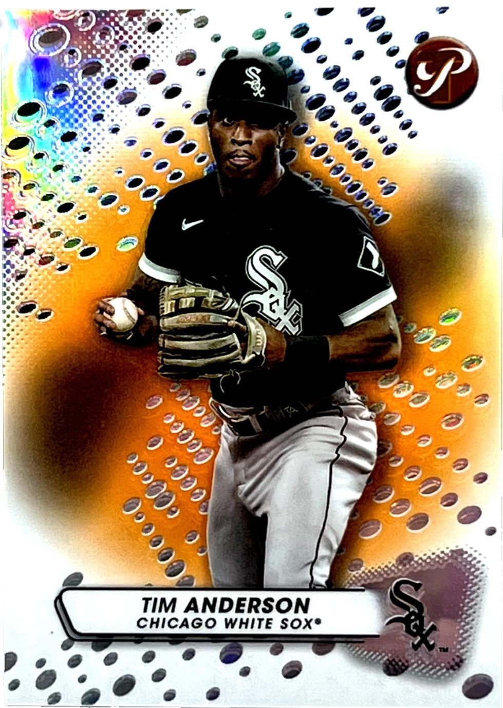 2023 Topps Pristine - Tim Anderson #72 Orange Refractor /25 for sale ...