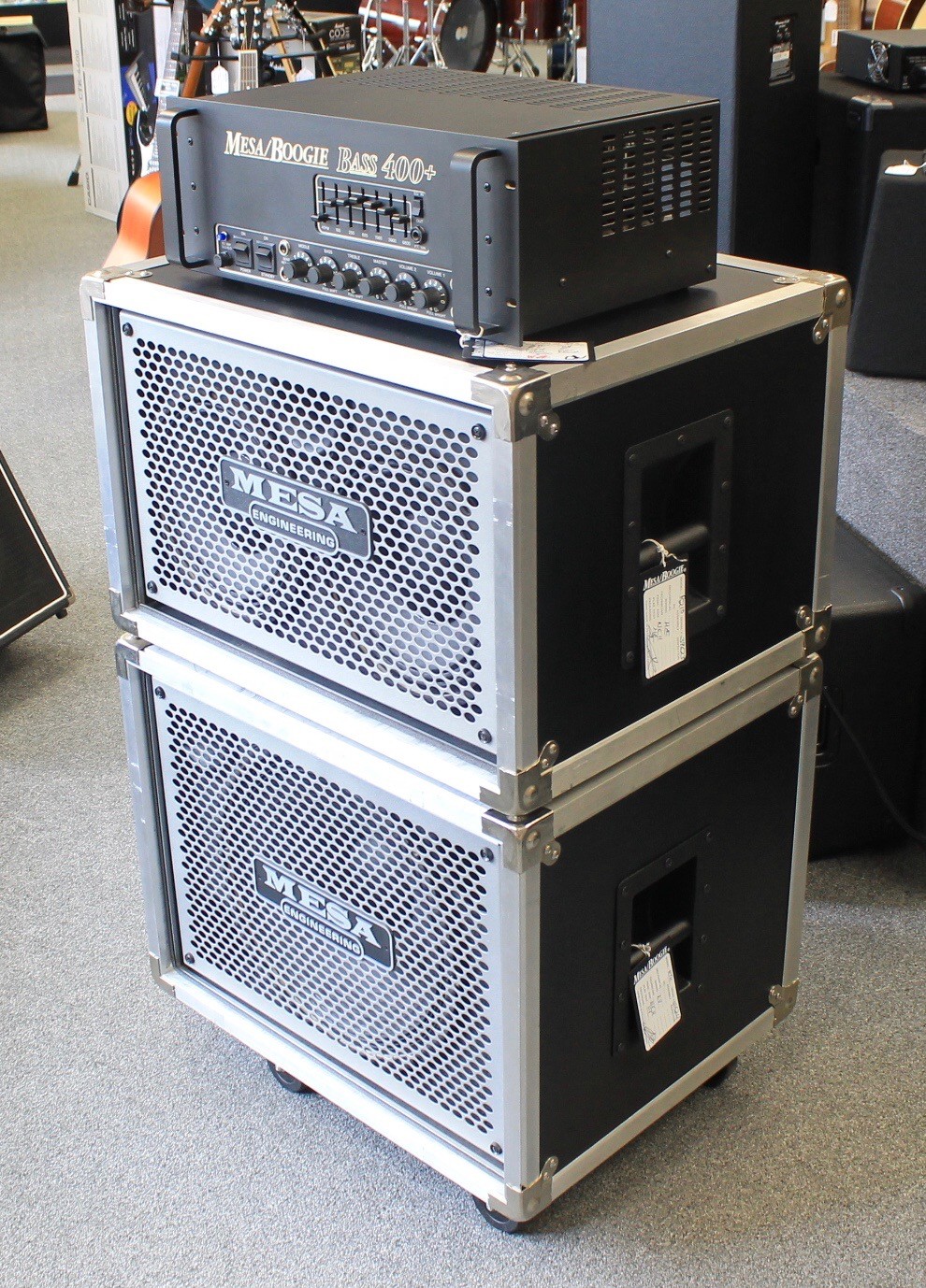 Mesa Boogie Bass 400 + Head & RoadReady 2x10 and 1x15 Cabinets 2002