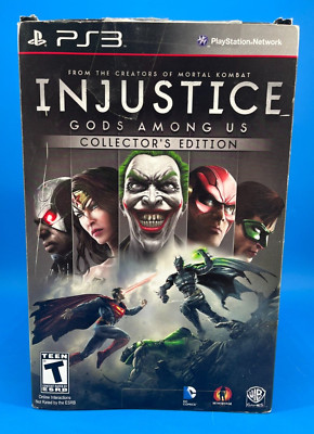 Injustice Gods Among Us Collectors Edition PS3 Figurine ONLY NEW