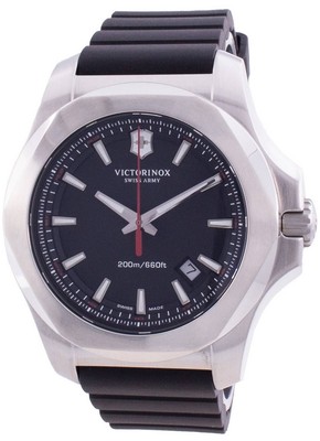 Pre-owned Victorinox Swiss Army I.n.o.x. Swiss Made Date 241682.1 Quartz 200m Mens Watch