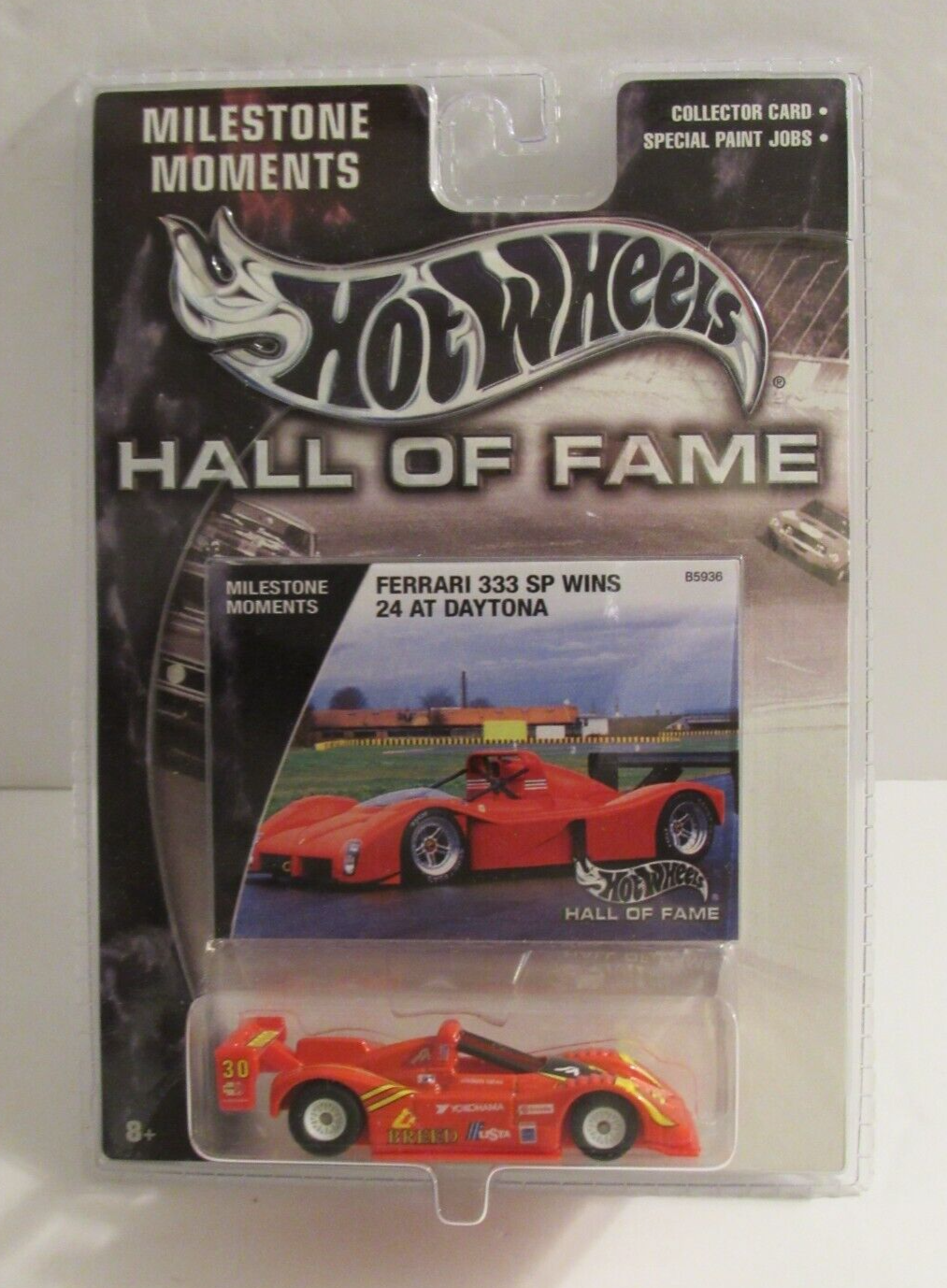 Hot Wheels Milestone Moments Hall of Fame Ferrari 333 SP Red