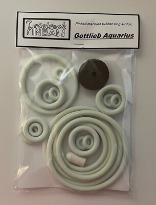 1970 Gottlieb Aquarius Pinball Machine Rubber Ring Kit