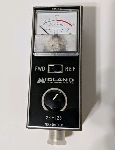 MIDLAND CB COMBINATION FIELD STRENGTH & SWR METER 23-126 NEW Open Box