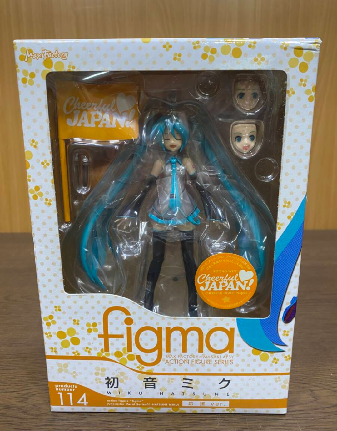 Hatsune Miku Figure Cheerful JAPAN! Figma 114 Support ver
