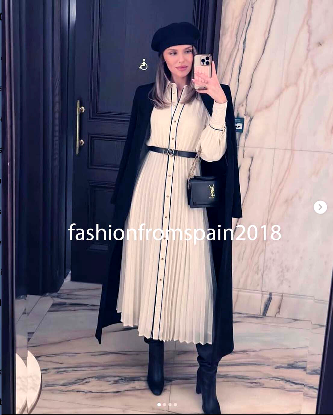 ★ZARA★ MIDI DRESS WITH BELT BELTED CREPE MIDI DRESS - Black | ZARA United States
