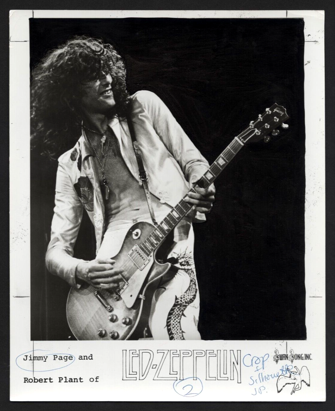 ミュージシャン USA 70's Vintage LED ZEPPELIN JIMMY PAGE ミュージシャン USA 70's Vintage LED ZEPPELIN JIMMY PAGE