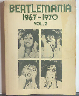 Beatlemania 1967-1970 Vol. 2 music tablature book 45 songs piano/guitar/vocal