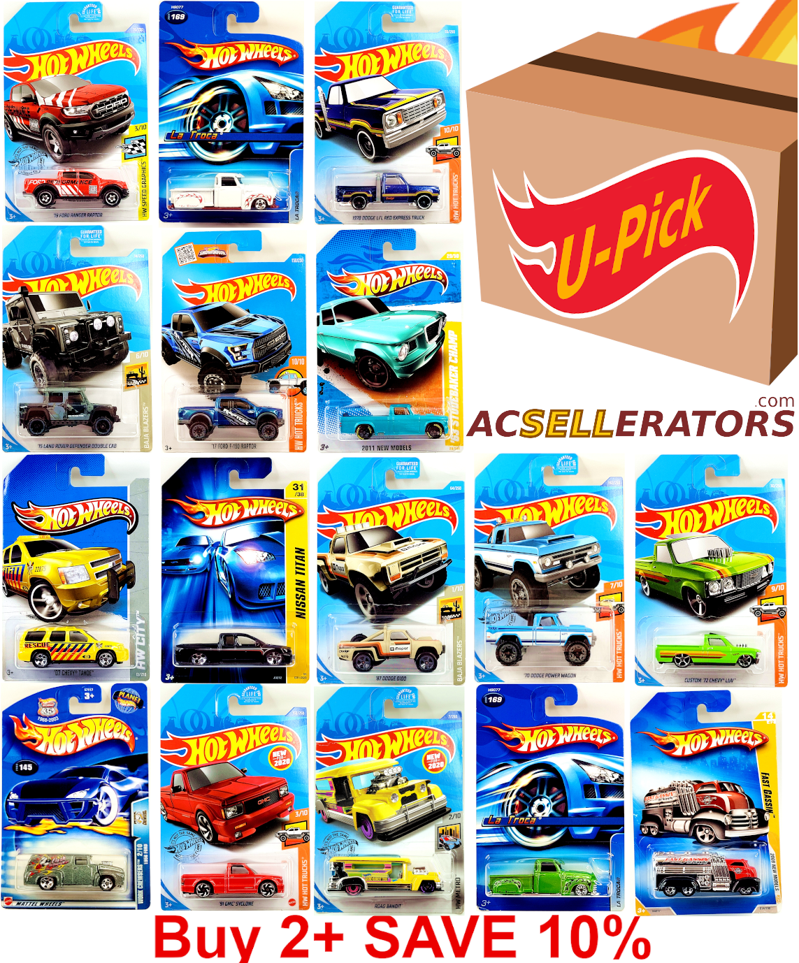 Trucks 🚚 & Offroaders 🌲  1980-2000's You Pick 🚗🚙🚓 New 6/6 ✅