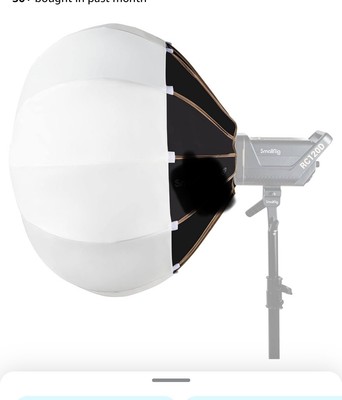 SET OF FOUR GVM Lantern Softbox Soft Light Modifier, 26inch, Quick-Setup