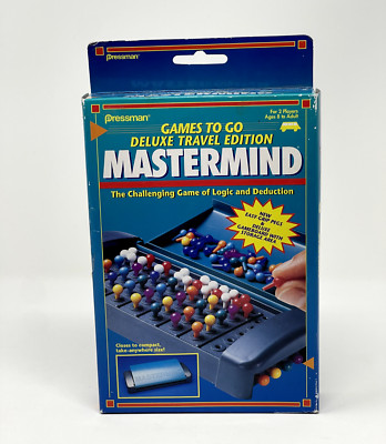 Deluxe Travel Edition Mastermind Game by Pressman New in Box 2006 Games to Go