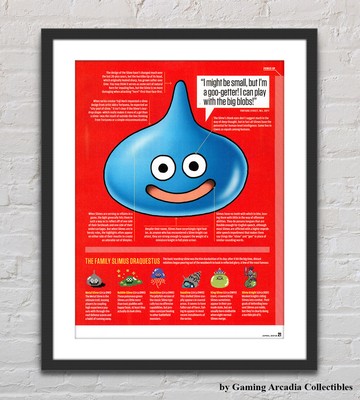 Fortune Street Nintendo Wii Slime Dragon Quest Promo Ad Poster Unframed G5475