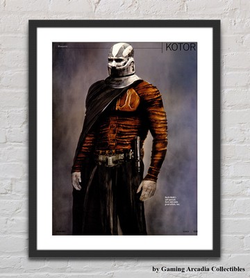 Star Wars Knights Of The Old Republic Darth Malik XBOX Ad Poster Unframed G5814
