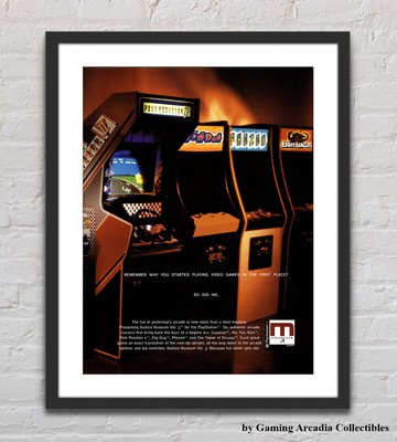 Namco Museum Vol 3 Playstation PS1 Glossy Promo Ad Poster Unframed G3825