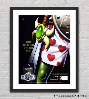 Maximo Ghost To Glory Playstation 2 PS2 Glossy Promo Ad Poster Unframed G3746