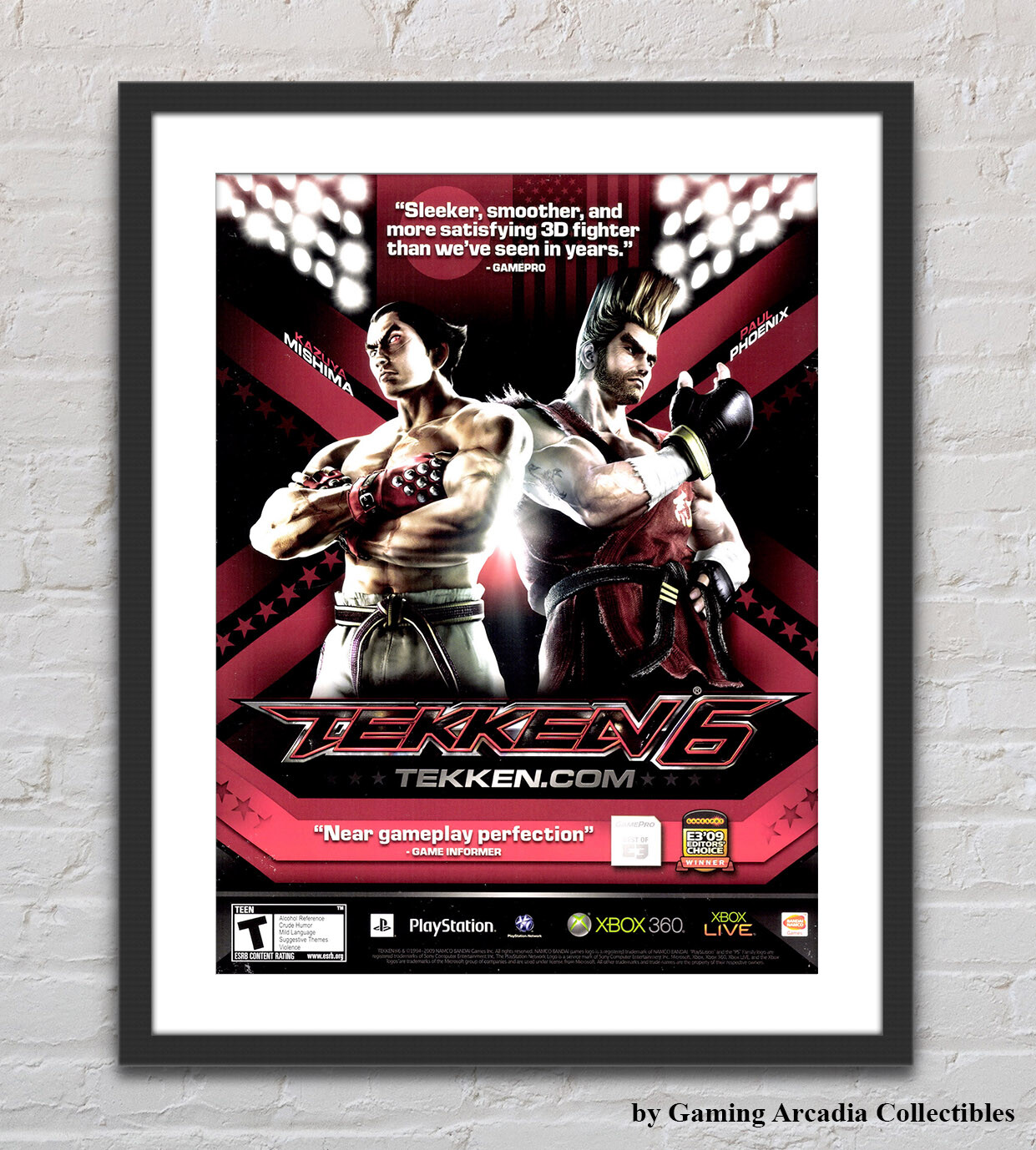 B2ポスター 鉄拳6 PS3/XBOX360 B2ポスター 鉄拳6 PS3/XBOX360