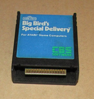 Big Bird's Special Delivery for Atari 400/800/XL/XE Fast Shipping! Authentic
