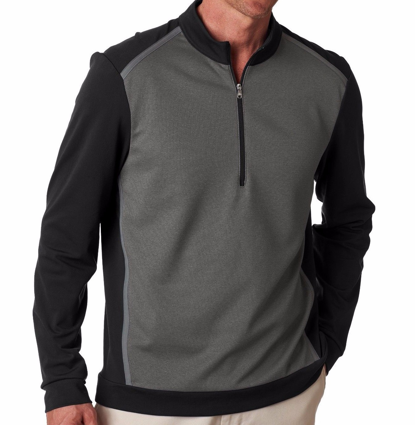 ADIDAS GOLF - Men's Training Top, 1/2 ZIP, PULLOVER, Colorblock Jacket, Warmup | eBay