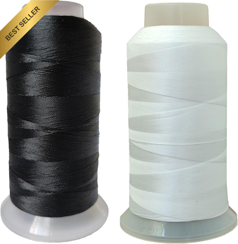 Heavy Duty Bonded Polyester Thread - UV Resistant 210D/3Ply for Marine, Upholste
