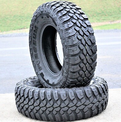 2 New Forceum M/T 08 Plus LT 265/75R16 Load E 10 Ply MT Mud Tires