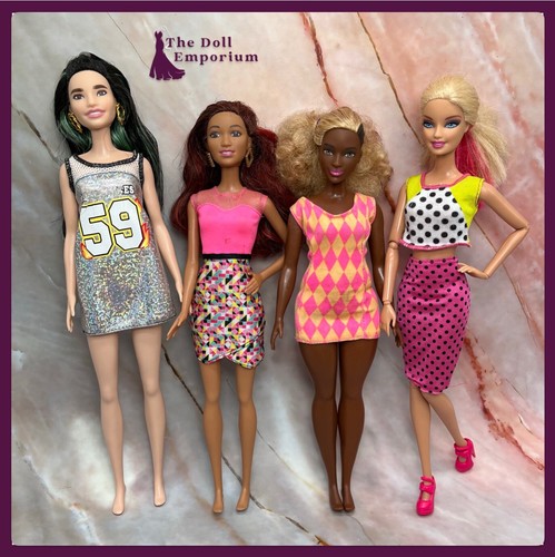 Barbie 人形です Barbie 65th Doll Blonde Dress-up Doll BLACK Dress-up HRM58