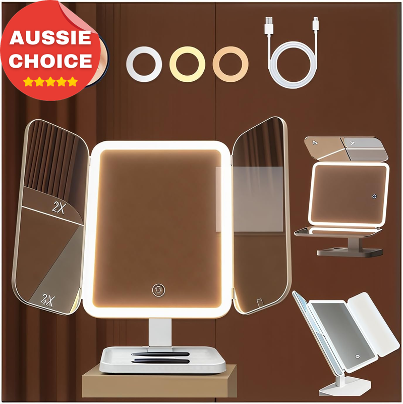 Vanity Mirror with Lights 10X 3X 2X Magnifying Makeup Mirror Beauty Tool