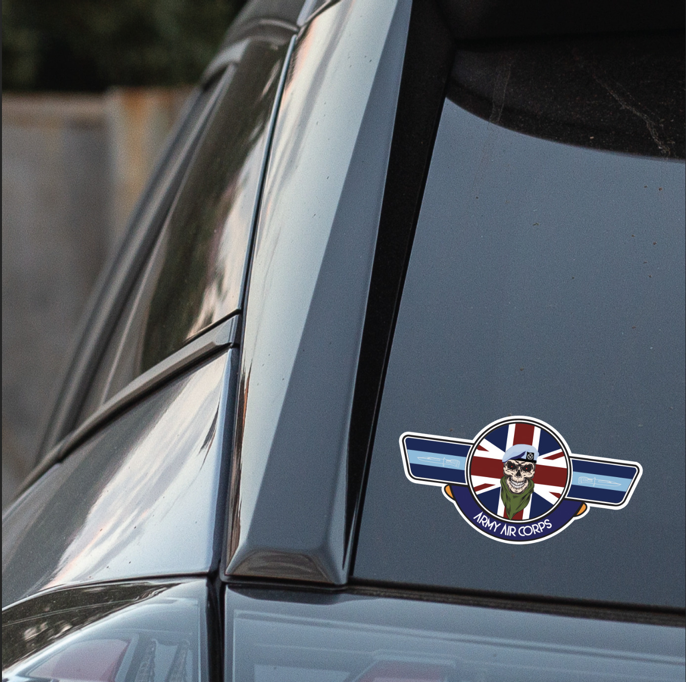Army Air Corps UV Laminated Vinyl Sticker - Wings - Picture 3 of 7