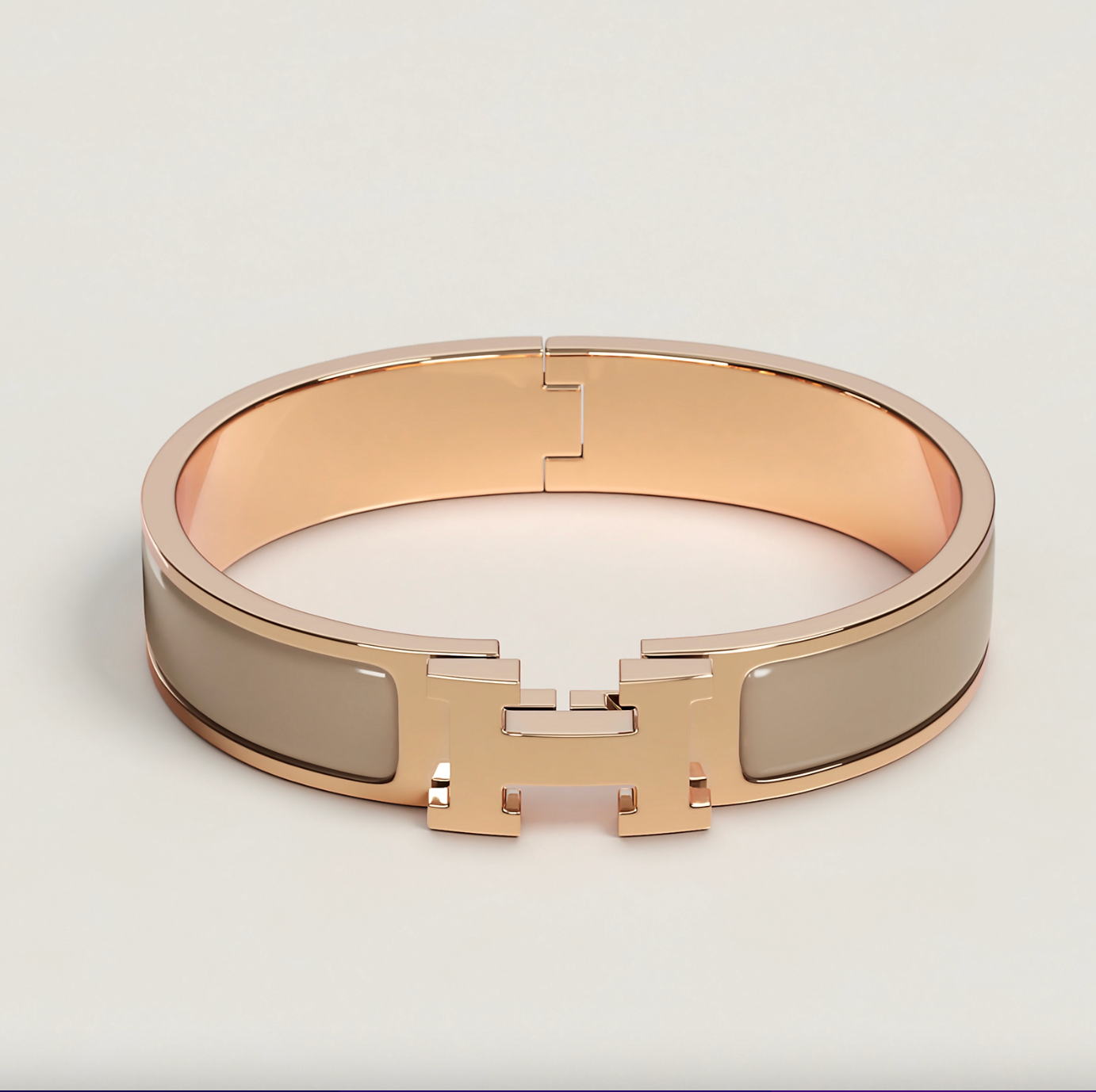 HERMES CLIC CLAC H バングル ローズオランジェ HERMES CLIC CLAC H バングル ローズオランジェ（Clic Clac H