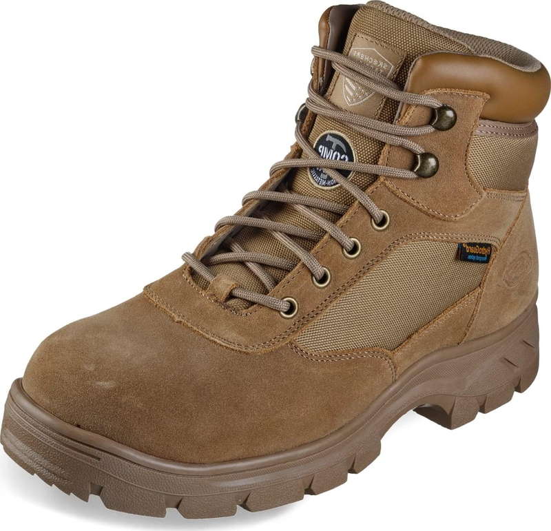 Skechers mens Wascana - Baylan Padded Collar Tactical Comp Toe Boots