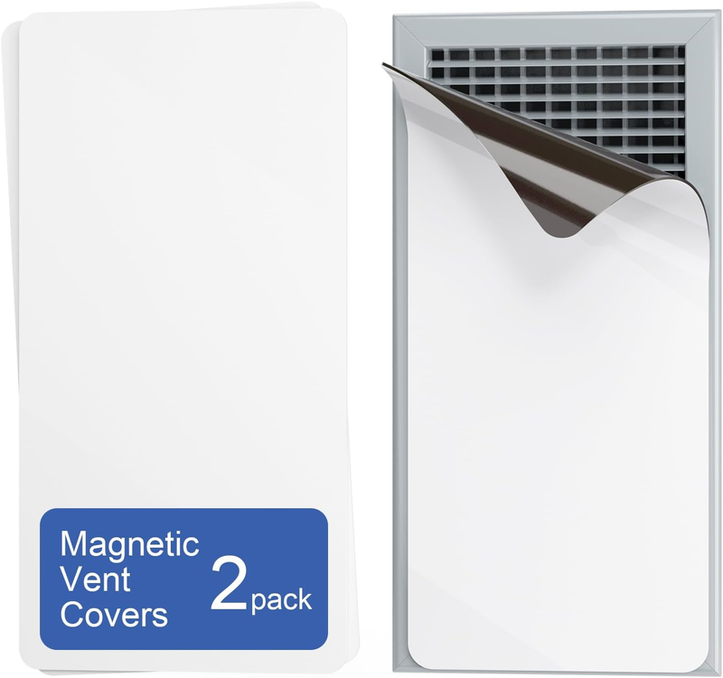 Strong Magnetic Vent Covers, 5.5” × 12” Vent Cover Magnetic, Home and RV Vent Ma