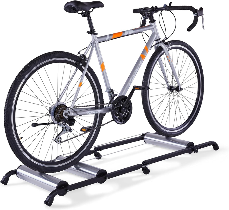 Aluminum Rollers Indoor Bike Resistance Trainer Cycling Exercise Training Enhanc