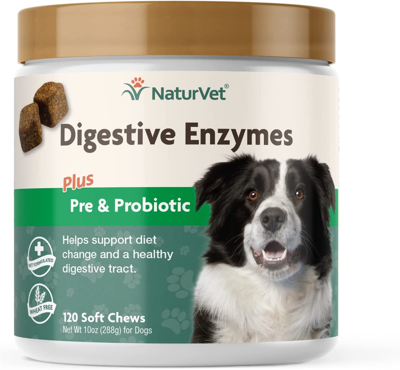 Naturvet &ndash; Digestive Enzymes - plus Probiotics & Prebiotic