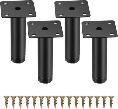Fulushouxi 4 Pcs Furniture Legs, 4"/10cm Adjustable Support 10CM 