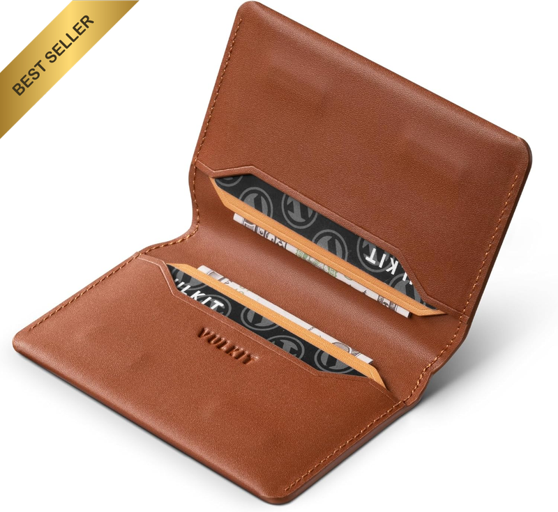 Slim RFID Leather Card Holder Wallet Magnetic Front Pocket Minimalist