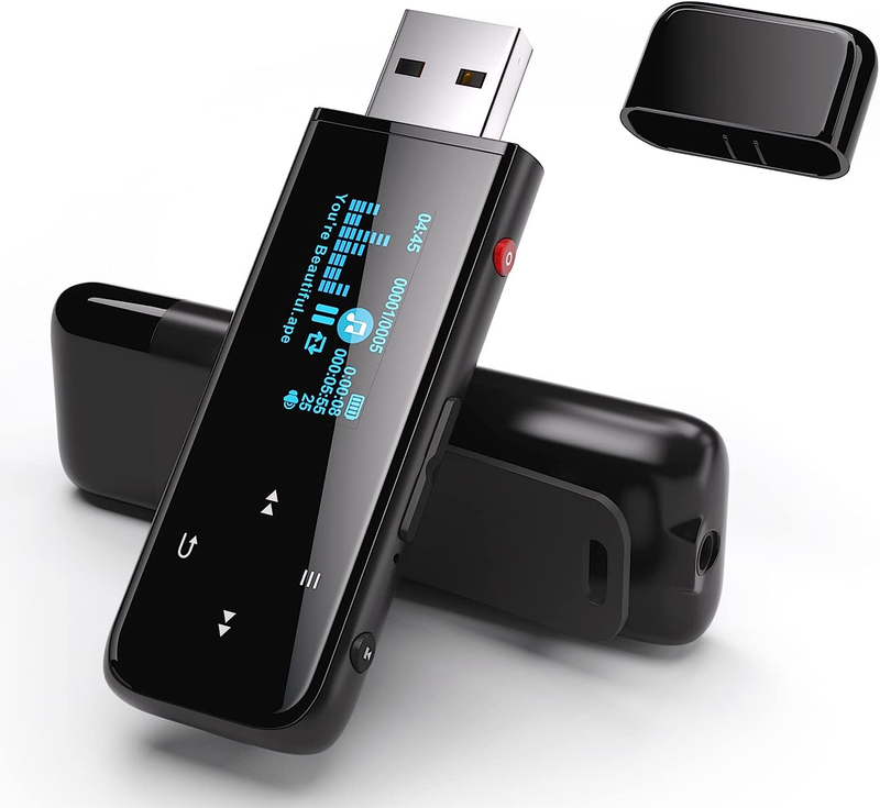 With Clip,  Portable Audio Music Player For Sports Running,