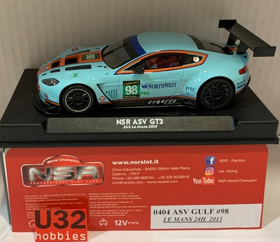 Slot Car NSR 0404 Aston Martin Vantage Asv GT3 #98 24H.LE Mans 2013