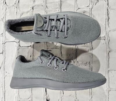 Allbirds MENS SIZE 8 Wool Runner Gray Running Shoes
