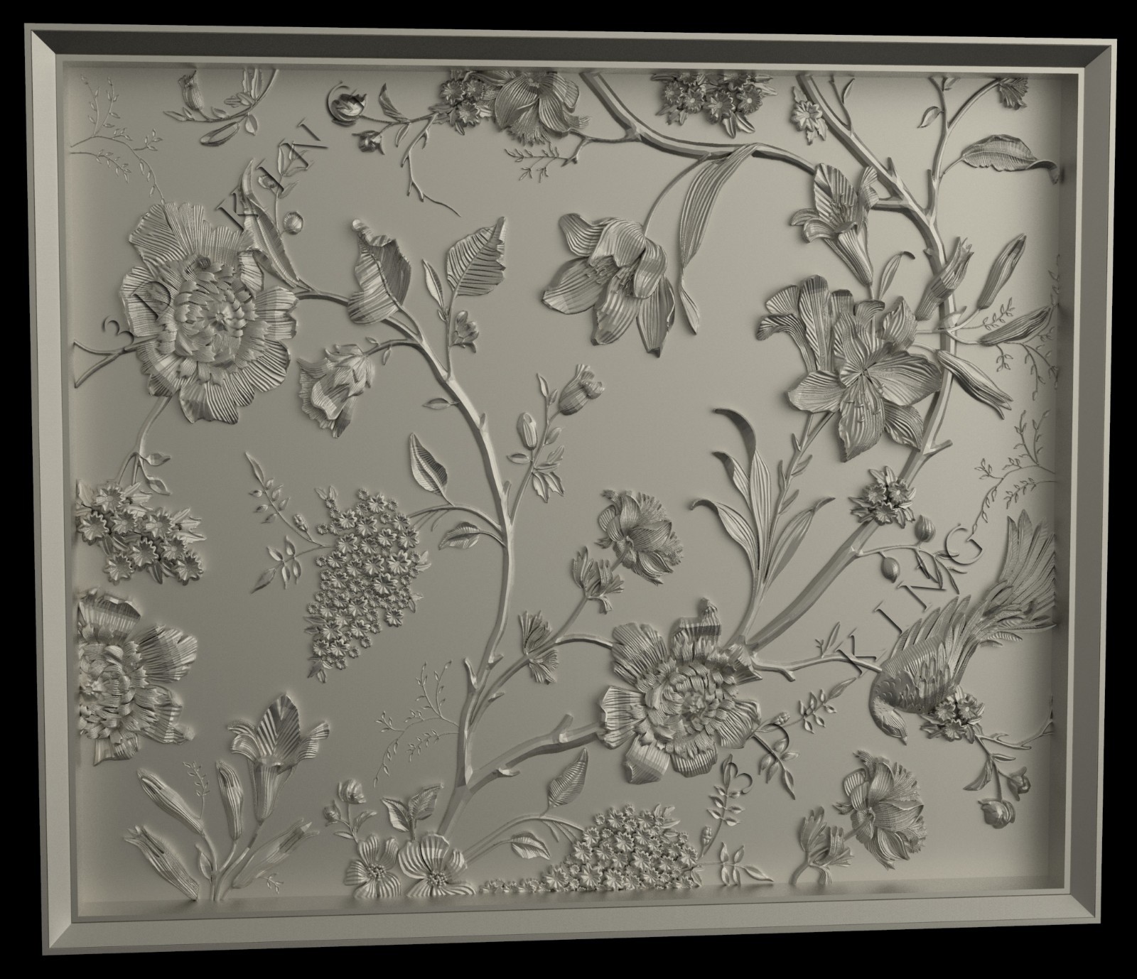 24 Pcs STL 3D Models FLOWERS & BOUQUETS for CNC Router Aspire Artcam 3D Printer 