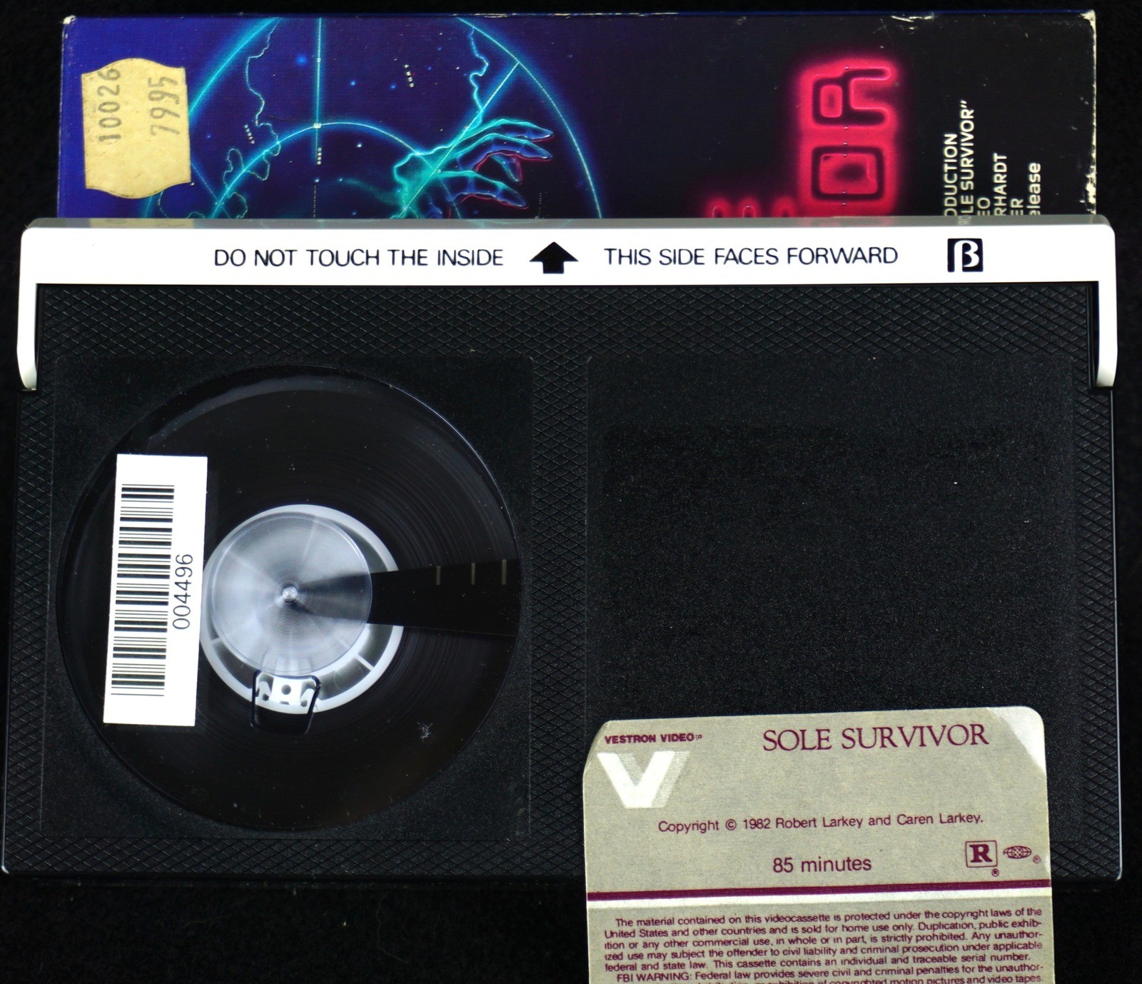 SOLE SURVIVOR HORROR MOVIE TAPE BETA BETAMAX