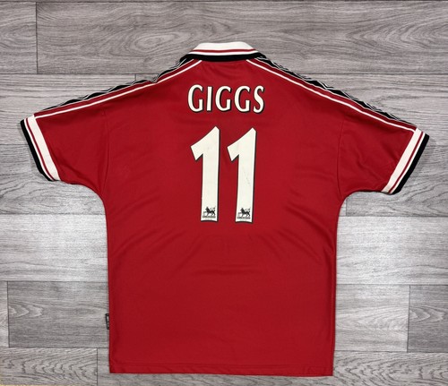 Manchester UnitedマンチェスターU/95-96/Giggs/XL 1995-96 Manchester United Away Shirt Keane #16 - 8/10 - (M)