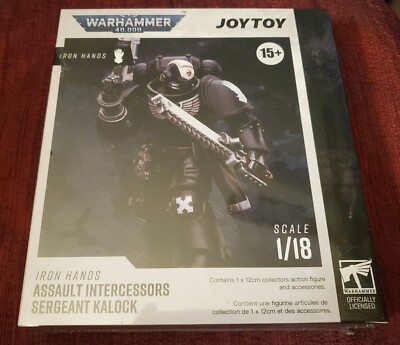 JoyToy Warhammer 40K 40,000 - Iron Hands - Sergeant Kalock - Action Figure New